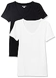 Amazon Essentials Women's Slim-Fit Short-Sleeve