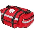 First Aid Bag Empty Trauma Medical Bag for Emergency First Responder Bag Organizer EMS/EMT Shoulder Carry Bag 13"x9"x7"