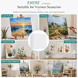 EXERZ 60x60cm Pre-Stretched Canvas 4 Pack 1.7cm 280GSM Cotton Triple Primed view 8