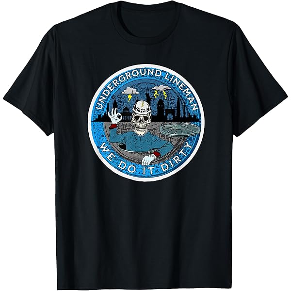 Amazon.com: Underground Lineman Cable Splicer T-Shirt
