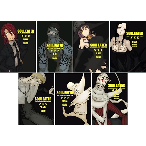 Soul Eater: The Perfect Edition 10-16, 7 Books Collection Set, by