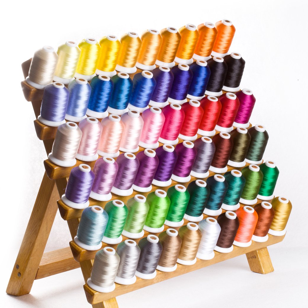 Simthread 63 Brother Colors Polyester Embroidery Machine