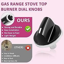 MIFLUS 650847 Knob Cooktop Stove Replacements
