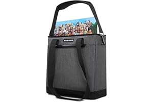 Record Roots Vinyl Record Carry Bag – Maximum Protection & Water-Resistant Storage Holder Collector-Grade DJ Travel Case for 12-Inch LP Records Adjustable Shoulder Strap, Lightweight Vinyl Holder