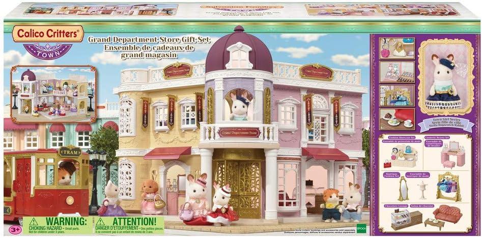 calico critters town grand department store gift set