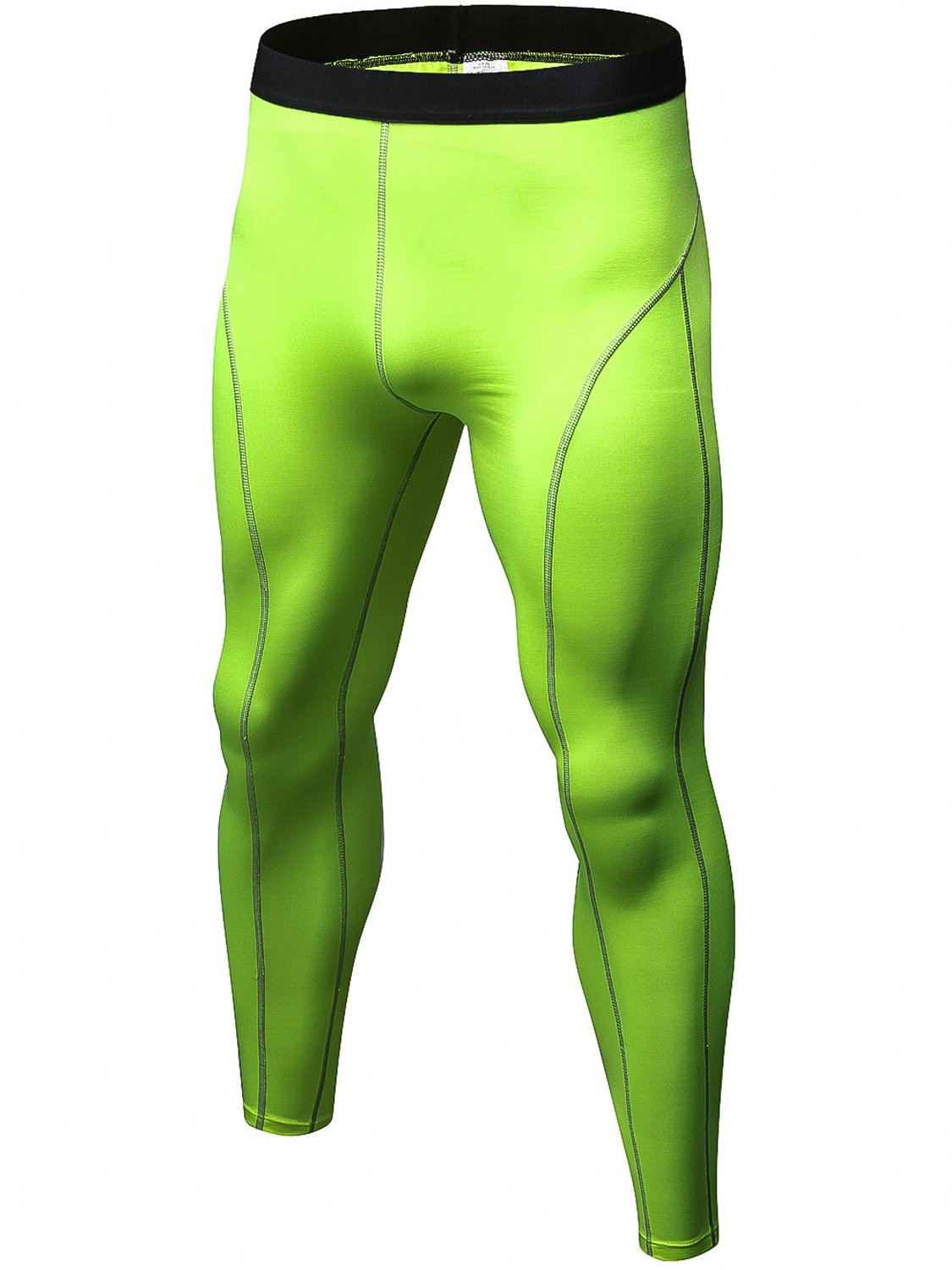 neon green compression pants