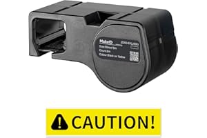 MakeID D50 All-Weather PET Label Cartridge for Indoor/Outdoor Component and Equipment Labeling, Safety Identification, Asset Tracking, Electrical Labeling - for D50 Label Printer