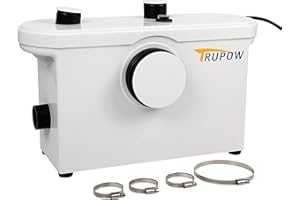 Trupow 600W 110V Macerator Sewerage Pump Waste Water Marine Toilet Bathroom Disposal Laundry