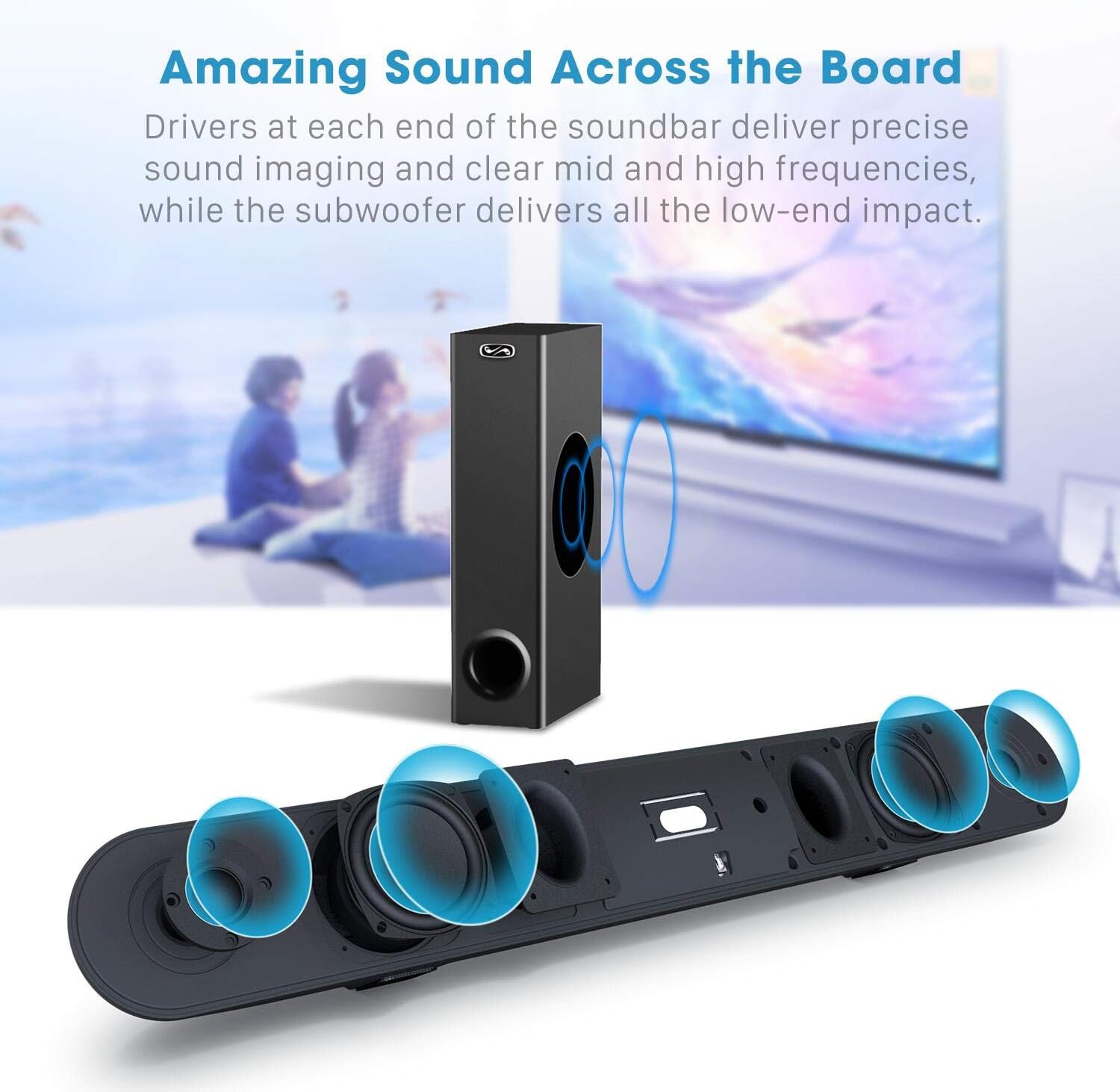 majority soundbar 140w