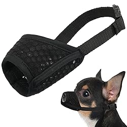 Mayerzon Dog Muzzle, Soft Mesh Muzzle for Small