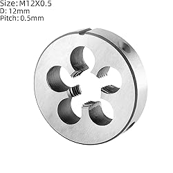 Burkit M12 X 0.5 Tap and Die Set, M12 x 0.5 Machine