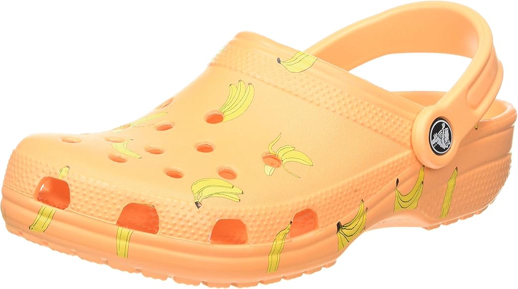 mens orange crocs