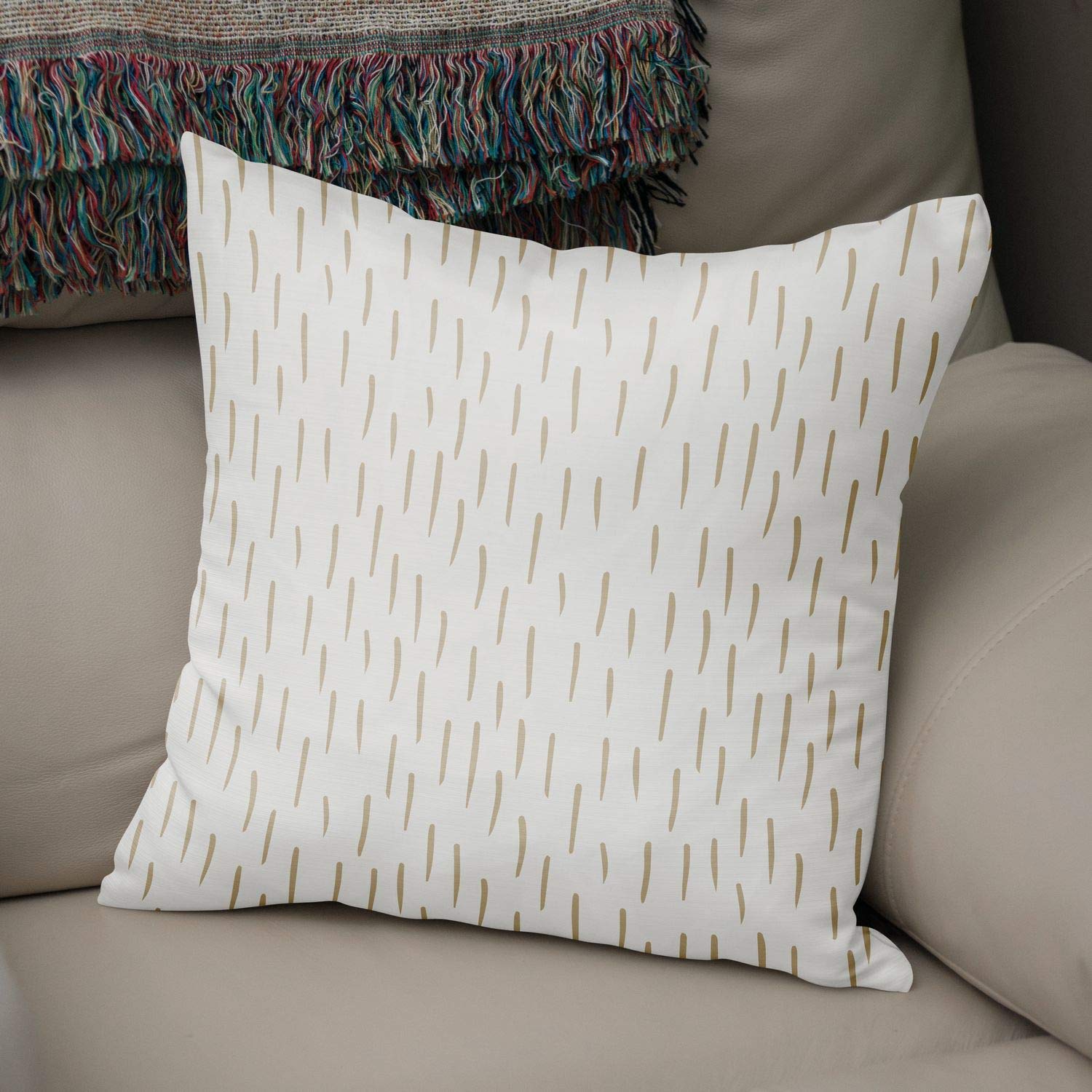 Bonamaison Decorative Cushion Cover Random Pattern, Throw Pillow Covers, Home Decorative Pillowcases for Livingroom, Sofa, Bedroom, Size:50x50 Cm - Designed and Manufactured in Turkey