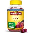 Nature Made Zinc Supplements 30 mg Per Serving, 60 Zinc Gummies | Dietary Supplement for Immune Health and Antioxidant Suppor