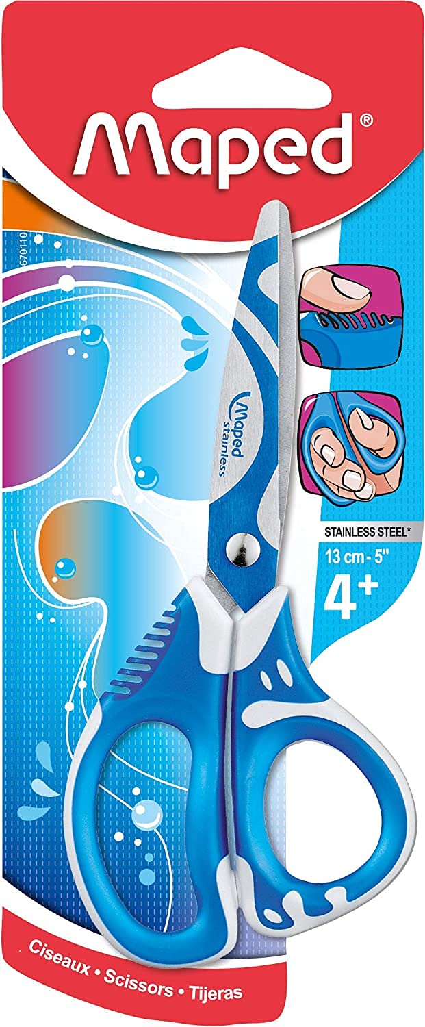 Maped Zenoa Fit Scissors 13cm 5 inch (Assorted Colours)