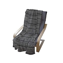 Ambesonne Mudcloth Throw Blanket, Chevron