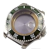 Parnis 40MM Sapphire Glass Ceramic Bezel Stainless