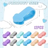 Gosknor 12pcs Cute Cloud Towel Clips for Kitchen & Bathroom Towel Rods view 2