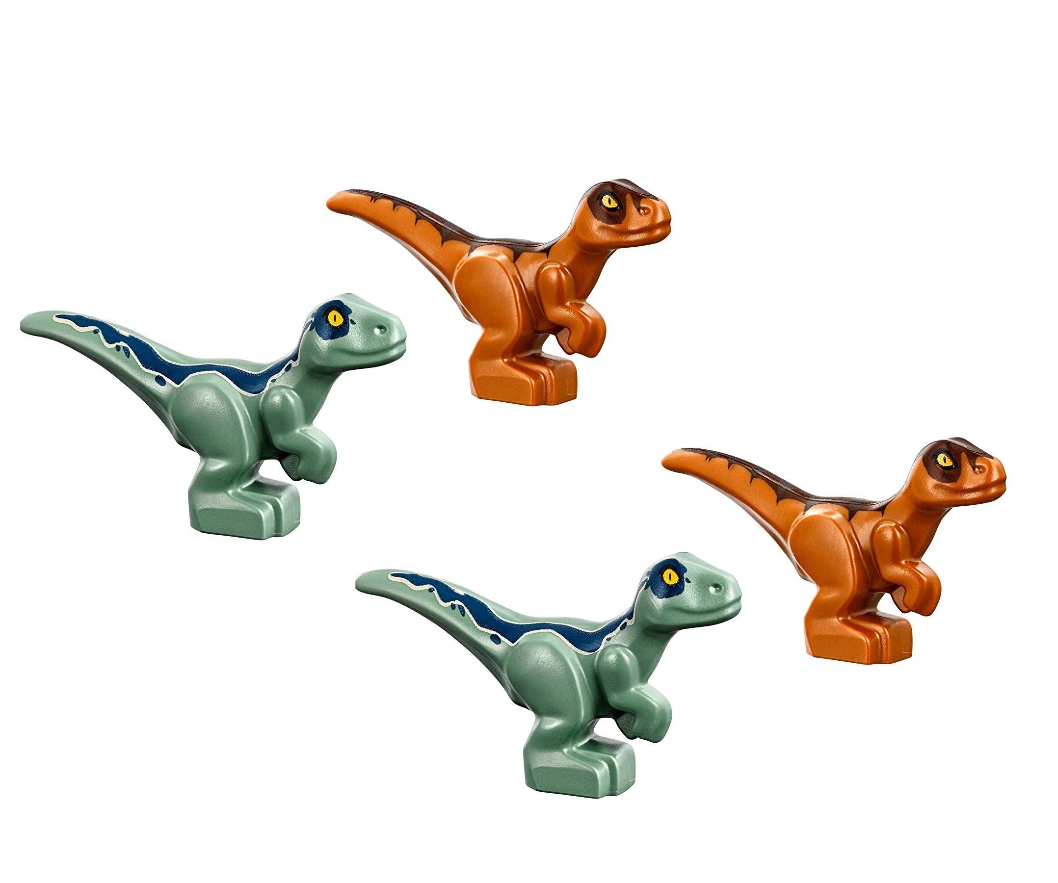 LEGO Jurassic World 4 Baby Dinosaurs Green & Brown | New for 2018 | Very Small