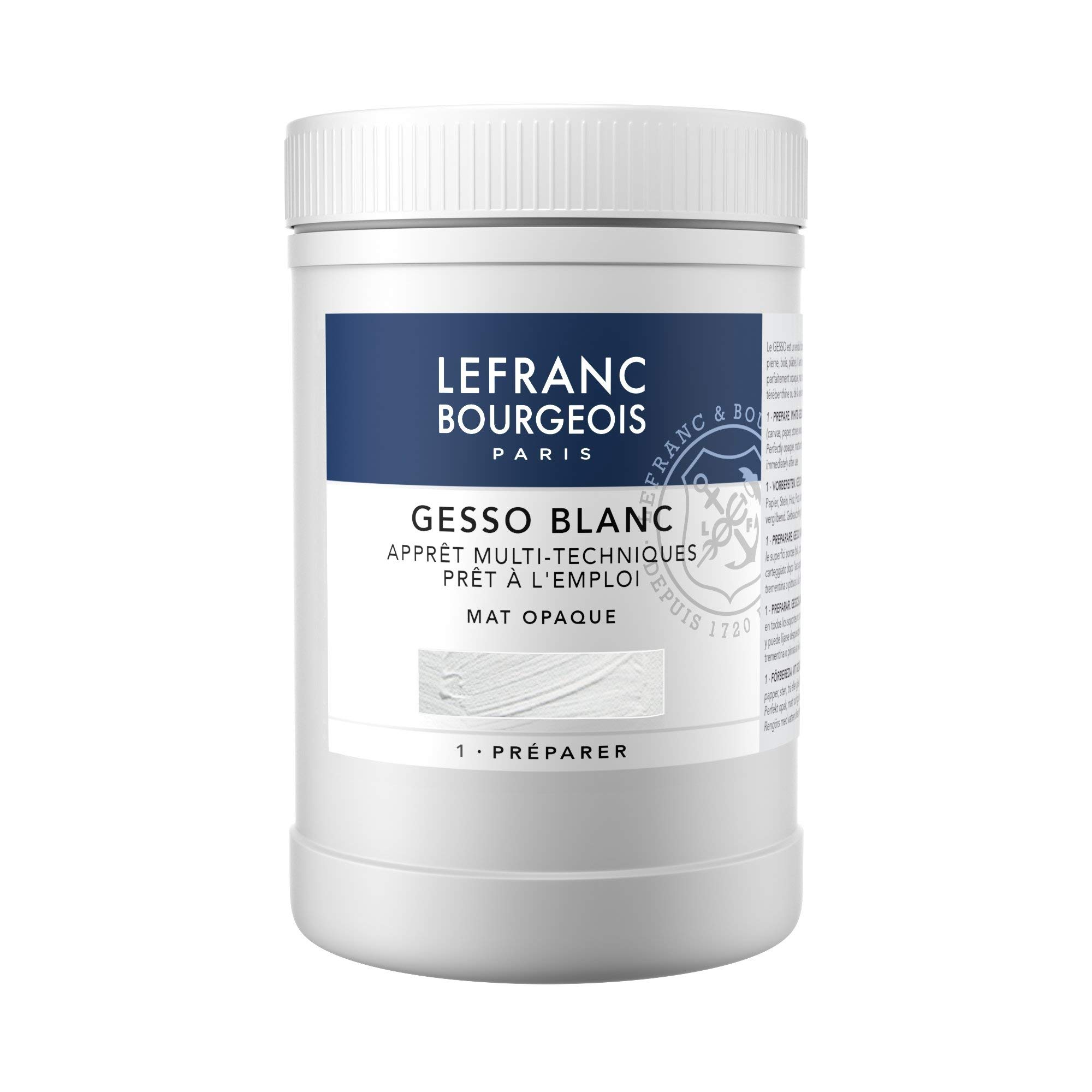 Lefranc Bourgeois Winsor and Newton 300656 Landb Gesso, 1L Volume