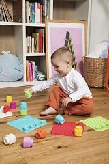 Clementoni Soft Clemmy Touch Crawl Play Sensory Path 8 Multicolored Pieces view 7