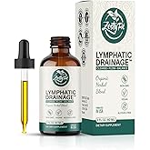 zestyfit Organic Lymphatic Drainage Drops – Herbal Lymphatic Support & Natural Detox Liquid Supplement – Cleavers, Dandelion, Elderberry & Echinacea – Vegan, Non-GMO, Alcohol-Free – 2 fl oz