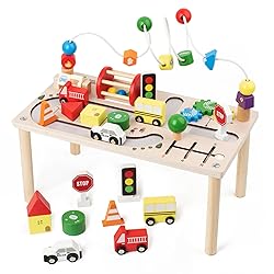 Activity Table for 1+ Year Old, Montessori Wooden