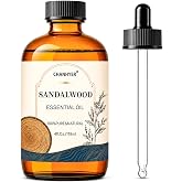 Chanhyer Sandalwood Essential Oil,4 Fl Oz,100% Natural,for Diffuser | Warm Woody Sandalwood Oil for Diffusers and Aromatherapy,4 Fl Oz Natural Oil for Home Fragrance,Candle and Soap Making
