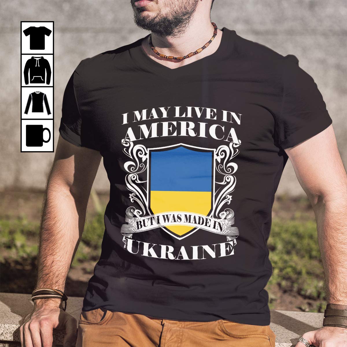 Ukraine America Shirts I Was Made In Ukraine Tshirt, Long