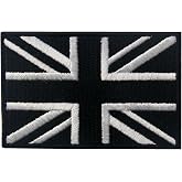 Tactical British Union Jack Embroidered Patch England Flag UK Great Britain Morale Applique Fastener Hook &amp; Loop Emblem