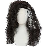 Linfairy Long Afro Curly Wig Halloween Cosplay Costume Wig For Women Adult