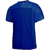 EALER Blank Football Jersey Mesh Athletic Football Shirt Practice Sports Uniform