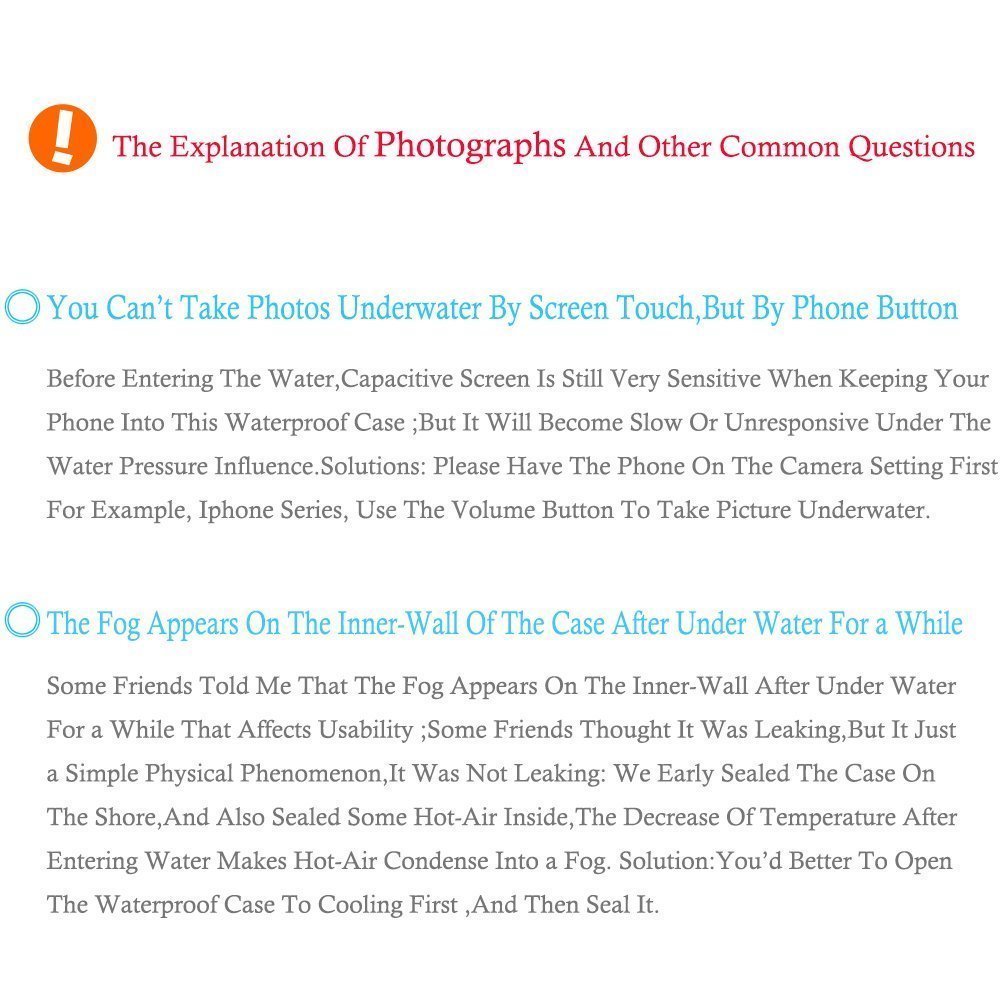 Waterproof Case, Firstbuy waterproof Pouch Dry Bag for Outdoor Water sports,waterproof phone case With Sensitive Screen Perfect For iPhone7 7plus 6S 6S Plus Samsung S8,phones up to 6 inches (3pack)