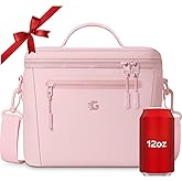 GLORIEROO Insulated Lunch Box Bag Women Girls - Waterproof Leakproof Lightweight Reusable Cooler for School Work Picnic - Back to School