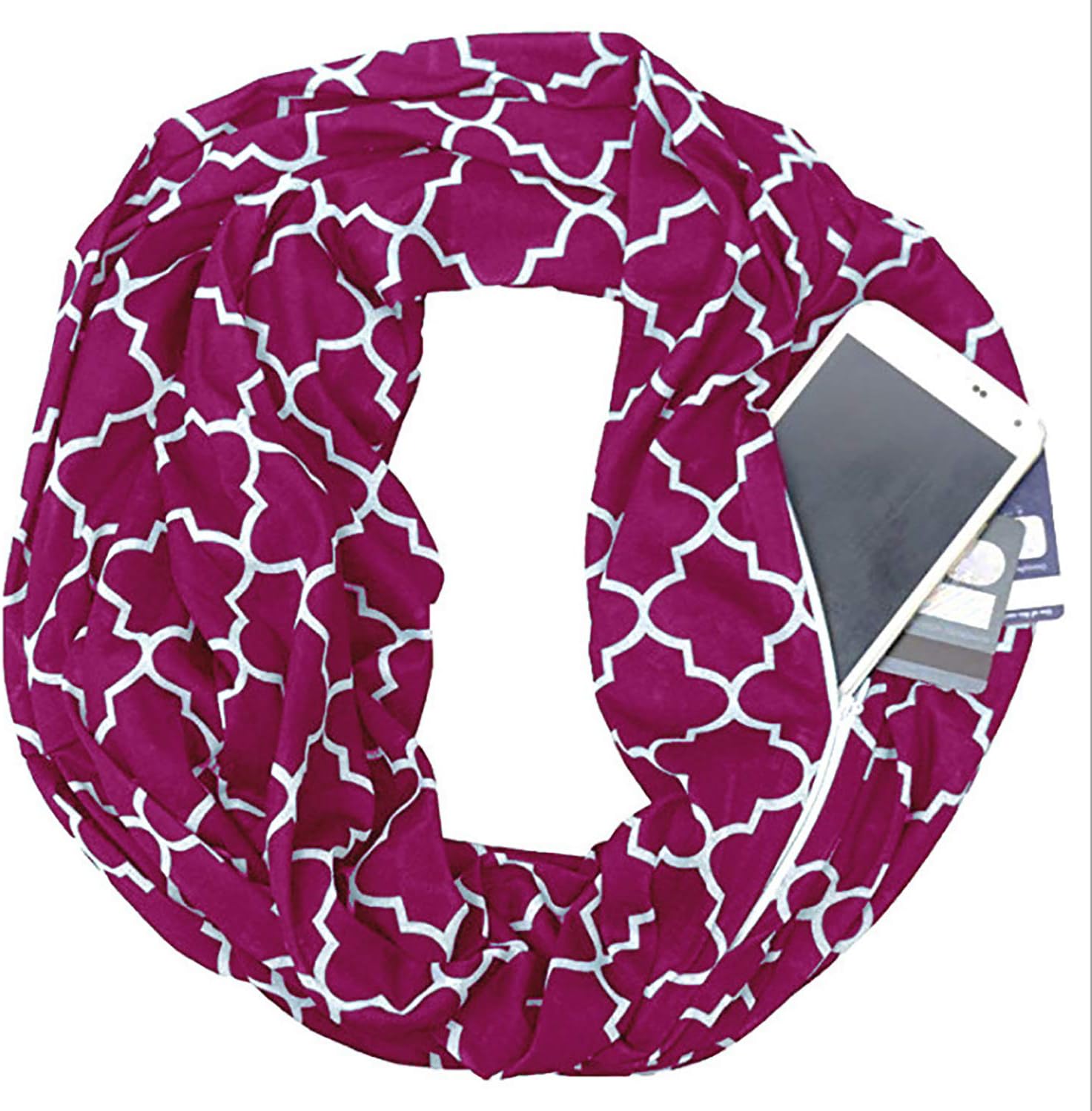 Women Scarves Infinity Pocket Scarf