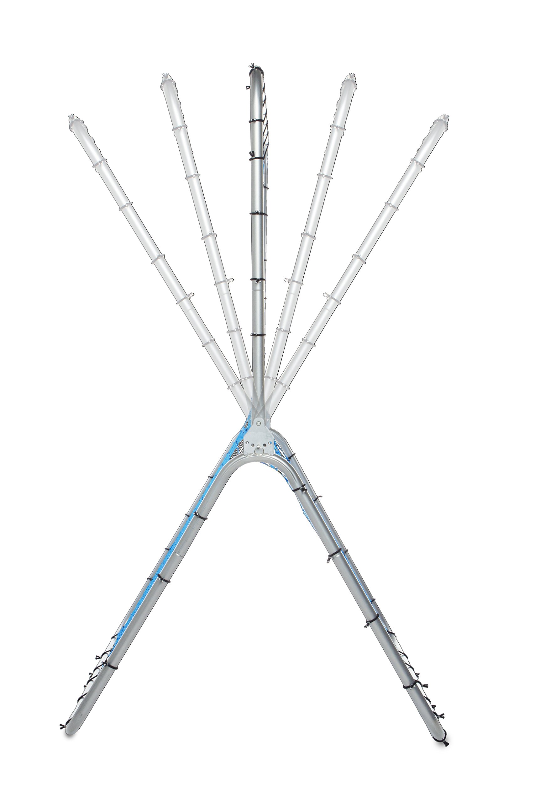 Champion Sports Rebound Pitchback Net - Adjustable Training Practice Rebounder Bounceback Pitchback Screen for Multi-Sport Training - Heavy-Duty Construction Pitchback Screen with Adjustable Angles