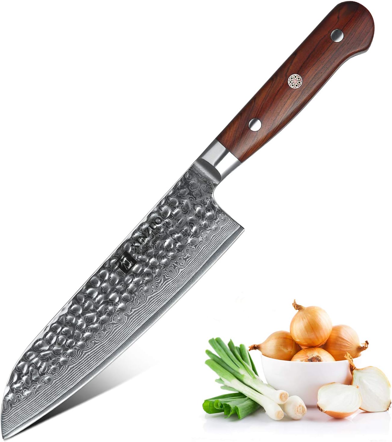 Yun Series Santoku Knife,7-inch Kitchen Knife