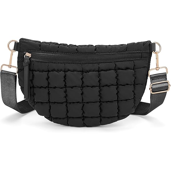 Amazon.com | Crossbody Bags for Women - Quilted Waist Packs Sling