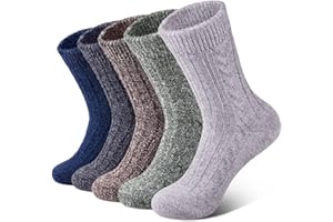Loritta Wool Socks for Women, Winter Warm Stocking Stuffers Gifts for Women Cabin Crew Hiking Boot Socks