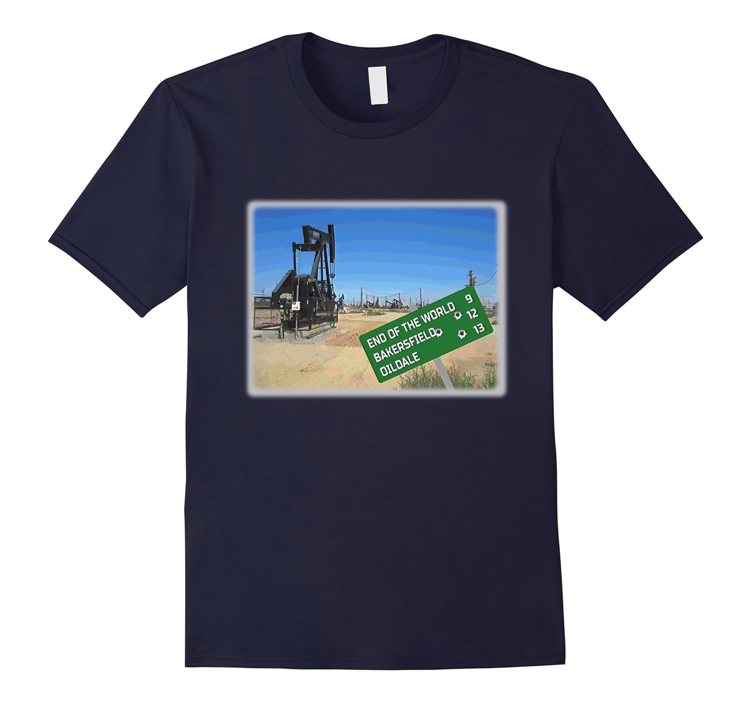 Funny Oildale Bakersfield Images T-Shirt-FL