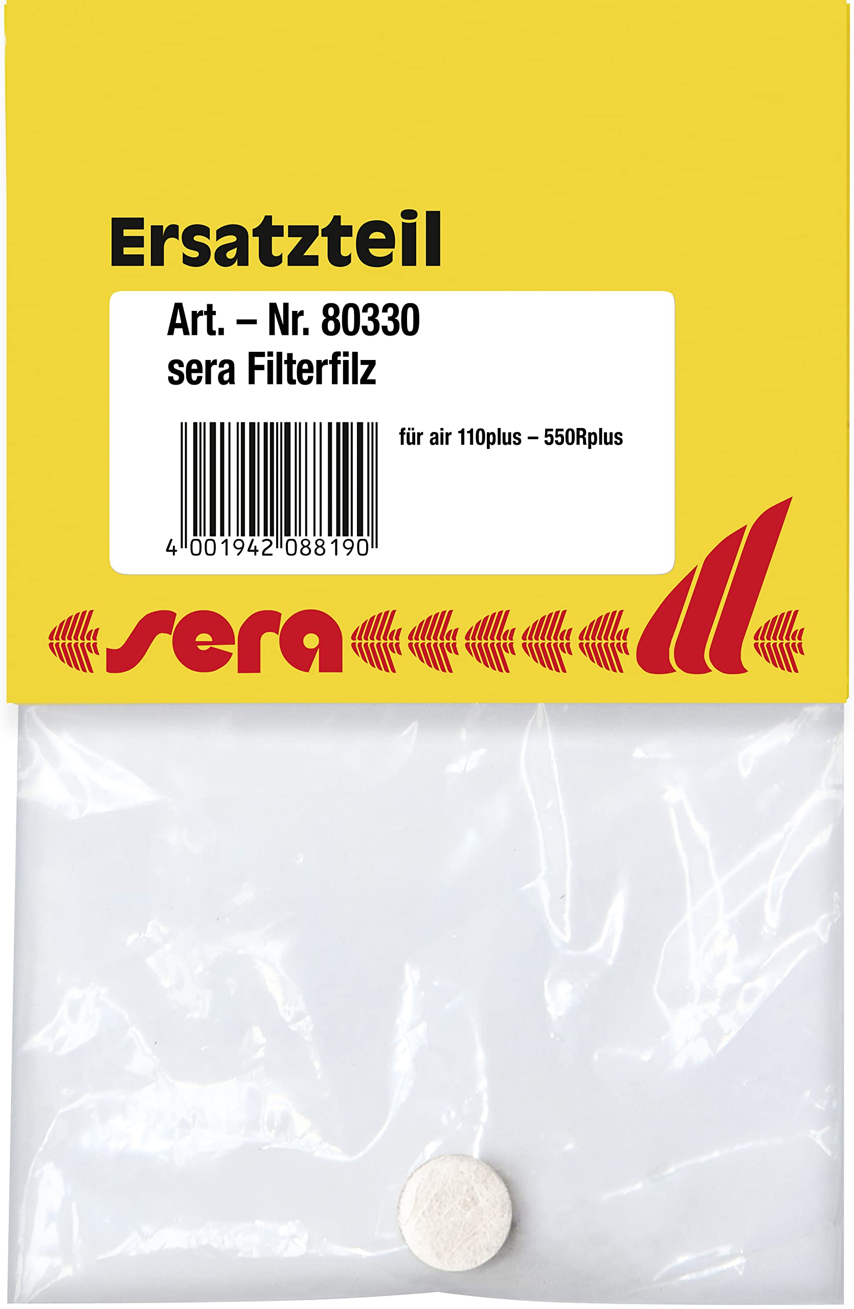 Sera Air filter air 110 plus, air 275 R plus + 550 R plus