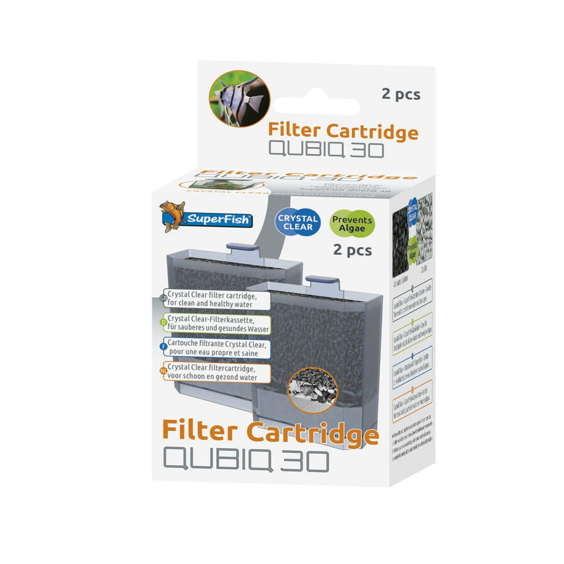 Superfish Qubiq 30 Filter Media Cartridges (2pc)