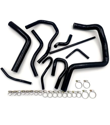 Silicone Radiator Hose Kit (6-Piece) For Honda Civic Type-R EK/EG B16A B18C B20B 1992-2000 – Black