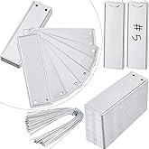 Ripeng 200 Pieces Aluminum Metal Plant Labels Writable Seedling Tree Tags with 6 Inch Wires Waterproof Double Sided Write for Plant Garden Marker Outdoor Identification and Greenhouse