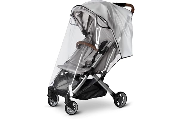 bemece Baby Stroller Rain Cover, Universal Travel Weather Shield, Rain Cover for Stroller - Waterproof Windproof