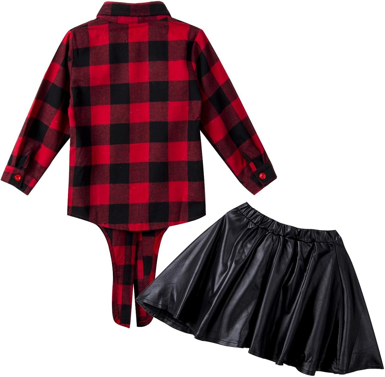 girls tartan tops