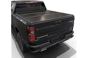 Calffree Hard Tri-Fold Truck Bed Tonneau Cover Compatible with 2007-2026 Chevy Silverado/GMC Sierra 1500 5.8ft Bed (69.6")