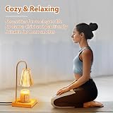 SHANNA Electric Candle Warmer Lamp Dimmable Timer 2 Bulbs Golden view 6