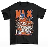 Bo Nix Cartoon Style Denver Football T-Shirt