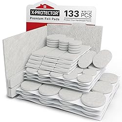 Felt Furniture Pads X-PROTECTOR 133 PCS - Premium
